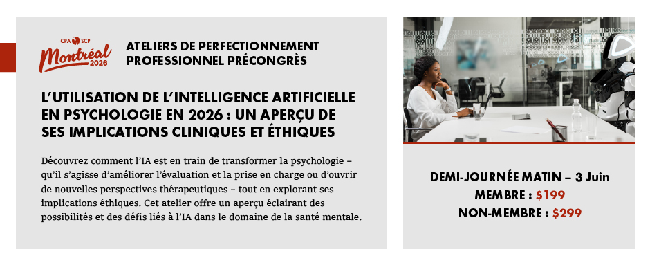 Inscription ouvert - Congrès de la SCP 2026